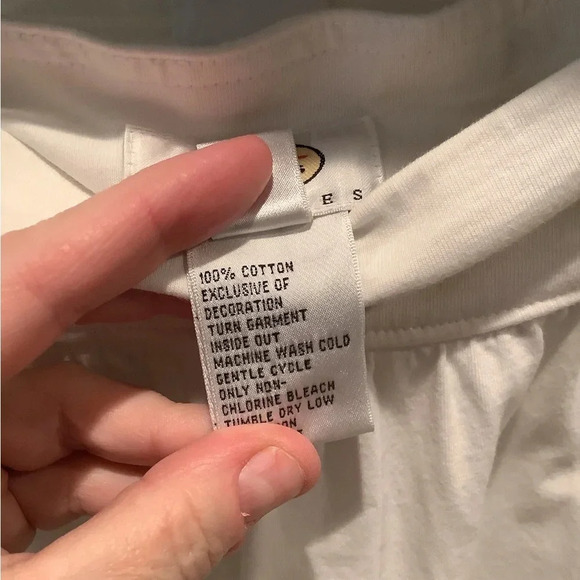 #226 Gorgeous Talbots Cotton Embroidered Skirt Size Small oversized - Picture 4 of 5